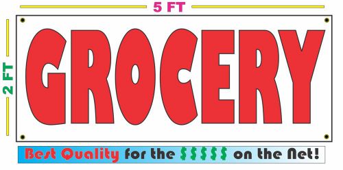 GROCERY Full Color Banner Sign NEW XXL Size Best Quality for the $$$$