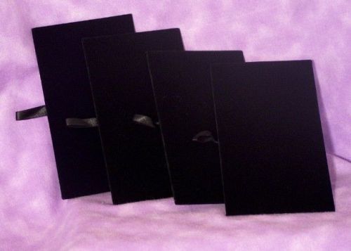 LOT OF 4 BLACK VELVET DISPLAY BOARDS/ INSERTS