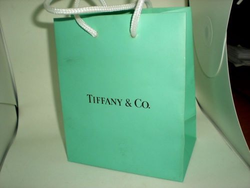 Tiffany &amp; Co. Paper Gift Bag Small 5&#034;x6&#034;x3&#034;