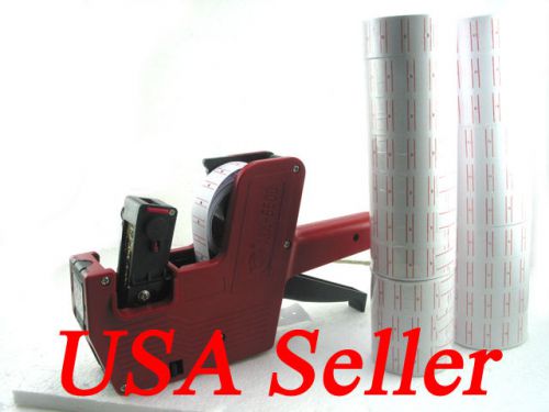 Mx-5500 single line price tag label gun with 20 rolls labels for sale