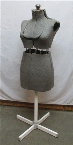 Adjustable Cloth Dress Form Female Torso Mannequin Vintage Retail b FREE SHIP US