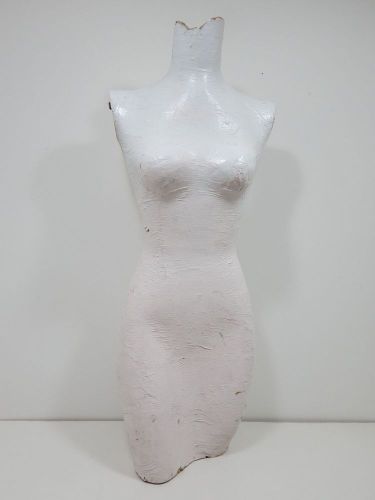 Vintage Half Scale Dress Form Composite Mannequin with Display Stand