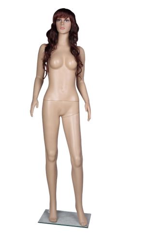 Female Mannequin+ FREE WIG Life Size Skin Colour Clothes Dummy Shop Display F4