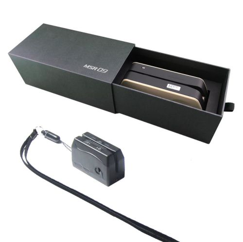 Mini dx3 miniature credit card reader &amp; msr09 magstripe writer swipe swiper scan for sale