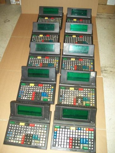 (lot of 10) verifone ruby p040-03-430 cpu4 120-key consoles, used for sale