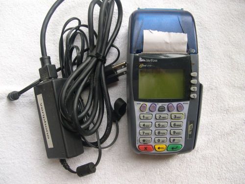 Verifone 3740 Credit Card Terminal Reader POS W/ Power Plug