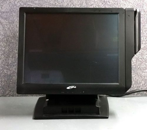 DIGIPOS 15&#034; LCD Monitor Touchscreen POS TD-1500 Touch Screen Missing Plastics