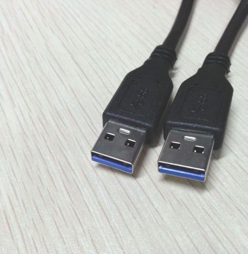 Super speed USB 3.0 Cable 2m Type A Male to A Male Black 2 Meter 7ft 7 Feet