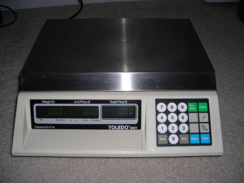 Toledo 8421 commerical deli counter scale 50lb weight capacity for sale