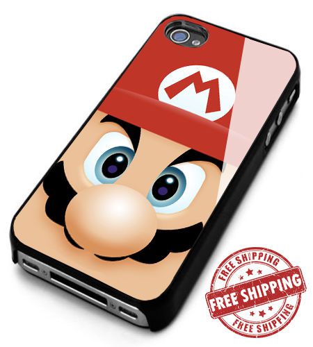 Cartoon Game Movie Super Mario Bros Logo iPhone 5c 5s 5 4 4s 6 6plus Case