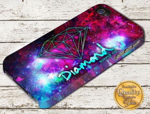 Diamond Supply Co Nebula Logo iPhone 4/5/6 Samsung Galaxy A106 Case