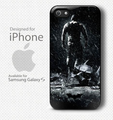 New Batman Out of Raining Mask Superhero black Case For iPhone and Samsung