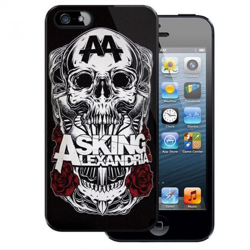 iPhone and Samsung Case - Skull AA Asking Alexandria Metalcore Band Logo - Cover