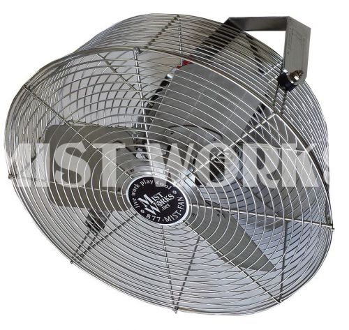 24&#034; FAN Indoor Outdoor High Velocity 304 STAINLESS Wash Down Motor, Variable Spd