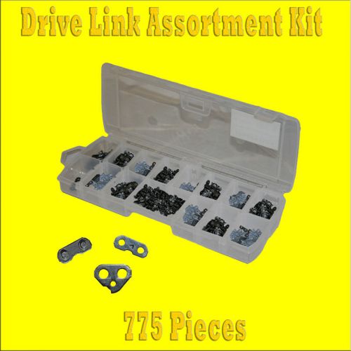 Chain saw chain,drive link assortment kit, 775 pieces of tie straps and links for sale
