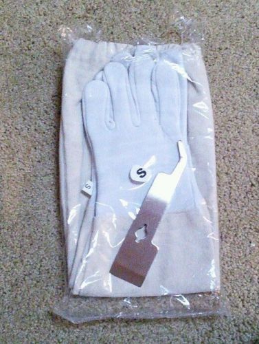 Small Size Beekeeping leather Gloves j hook pocket stainless hive tool US Seller