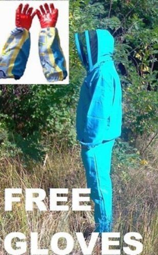 Beekeeping Clothes Smock / Jacket Suit  and Pants Gloves FREE XXL