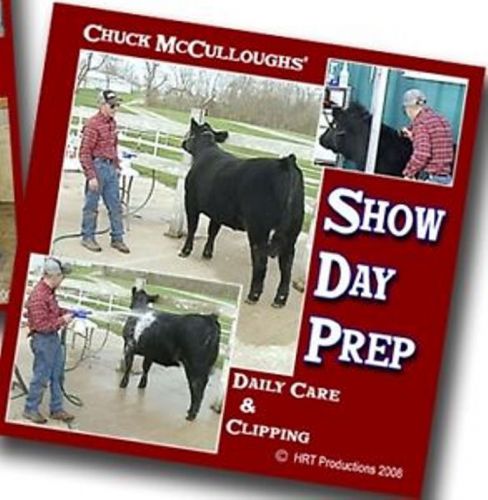 Cattle Show Day Prep Daily Care and Clipping DVD Livestock Prep NWT