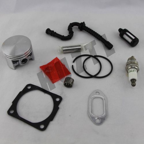 NEW 42MM Piston With Rings Gasket Pin Bearing Fuel Filter For STIHL MS240 024