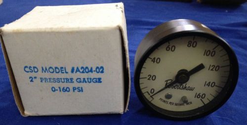 Robertshaw 2&#034; pressure gauge 0-160psi for sale