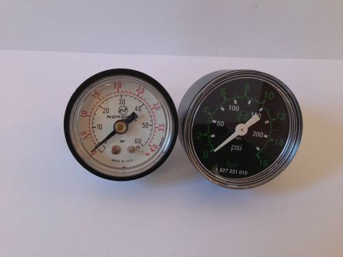 Pressure Gauges - New set of 2 - NORGREN