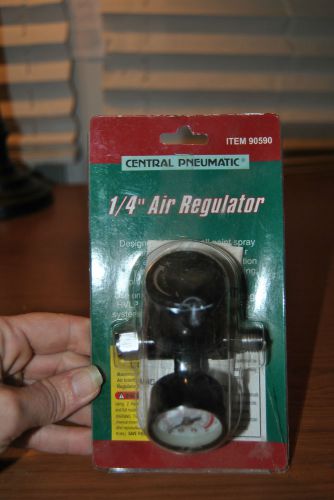 Central Pneumatic Air Pressure Regulator 1/4&#034;  Model 90590 - NIB