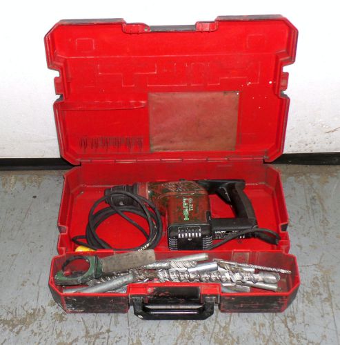 Hilti TE-15 Electric Rotary Hammer Drill with 20 Bits &amp; Attachments