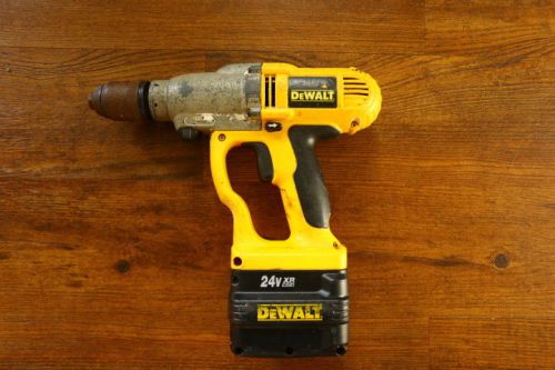 Dewalt DW006 Cordless 24V Volt Hammer Drill, with battery