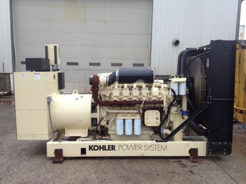 2001 kohler 600 kw  generator  low hours, clean good running unit! for sale