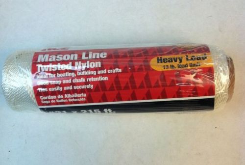 ACE MASON LINE TWISTED NYLON HEAVY LOAD #21x 215FT TIES EASILY 297.WP.2C