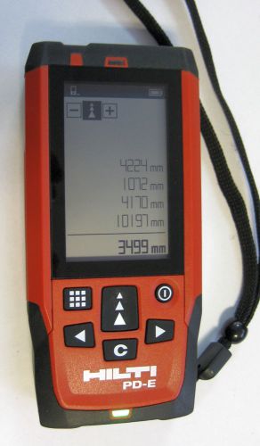 HILTI PD-E LASER DISTANCE METER MEASURING DEVICE PDE SIMILAR TO PD-42