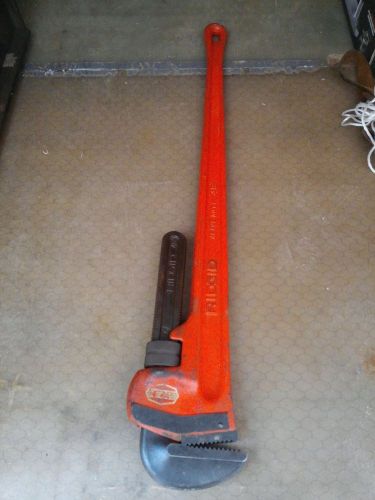 Ridgid heavy duty 48 inch pipe wrench made in usa for sale