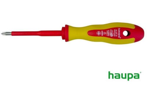 101872 haupa 6x100mm vde 2-component screwdriver with pz/fl slot profile 270mm for sale