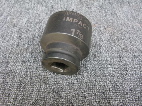 Armstrong 1 7/8 inch, 3/4 inch drive 6 point impact socket used armstrong #21-06 for sale