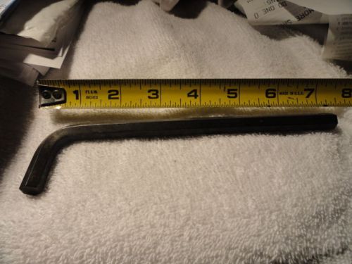 3/8 inch by 7 inch allen wrench hex end l-key for sale
