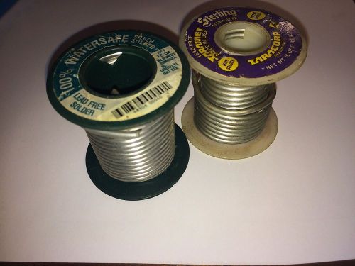 Lot of (2) silver solder wire rolls for sale