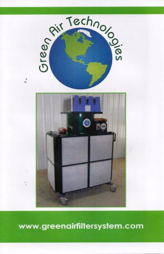 GREEN AIR TECHNOLOGIES PORTABLE PAINT BOOTH!! ROLL  TO WHERE YOU PAINT,SAND!