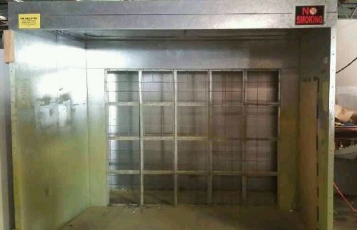 Open face paint spray booth for sale
