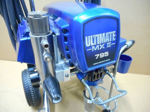 GRACO ULTIMATE MX II 795 ELECTRIC AIRLESS PAINT SPRAYER AMAZING CONDITIONS!