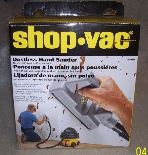 Shop-Vac Dustless Hand Sander-Model # 91980-For Use With You Wet/Dry Vacuum