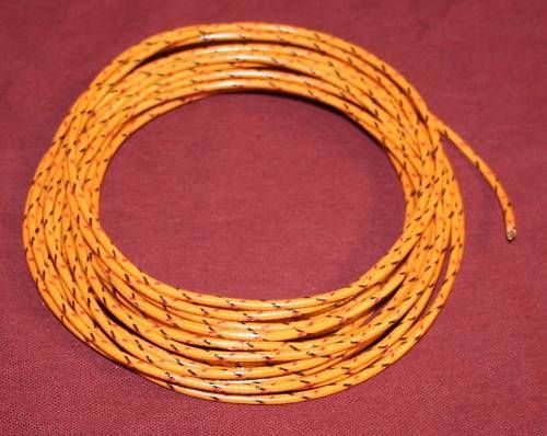 25ft 18 GA Primary Pattern Cloth Wire Hit &amp; Miss Engine Gas Fuel Maytag