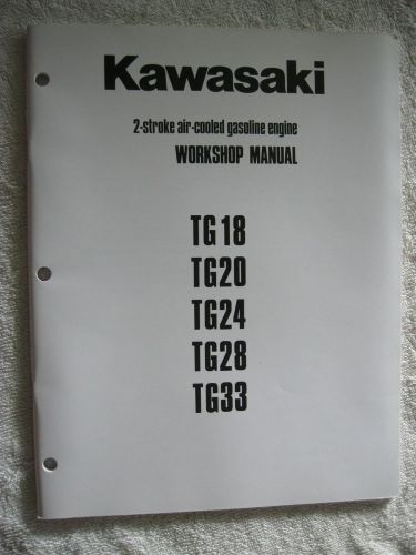 KAWASAKI TG18, TG20, TG24, TG28, TG33 GAS ENGINE WORKSHOP SERVICE REPAIR MANUAL