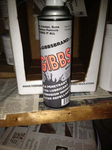 1 Gibbs Brand Lubricant Gun Oil Cleaner Penetrating Oil