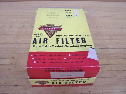 Vintage Old NOS Clinton Gas Engine 6 Air Filter Cleaner Display Box