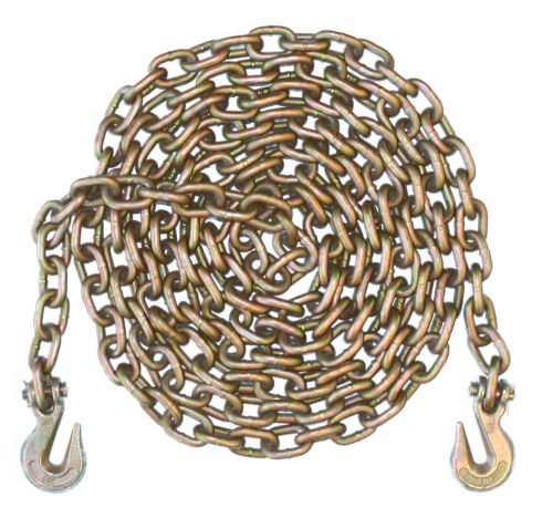 3/8 inch 10 foot feet grade 70 transport binder chain grab hooks on both ends for sale