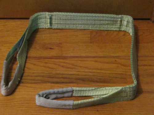 Two 4&#039; foot 2 ton lifting strap webbing sling 4000 lbs.heat -resistant fabric for sale