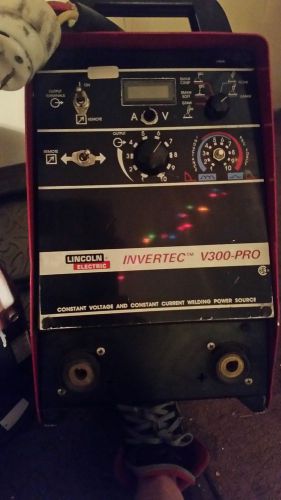 Welding Package-Lincoln Electronics-arc welder and wire feed v300-pro invertec