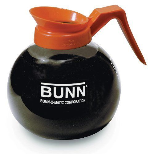 BUNN 12-Cup Glass Coffee Decanter, Orange Brand New!