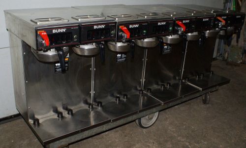 4 BUNN CWTF APS TWIN Dual Airpot COFFEE BREWERS Maker Machine w/ Hot Water Tap