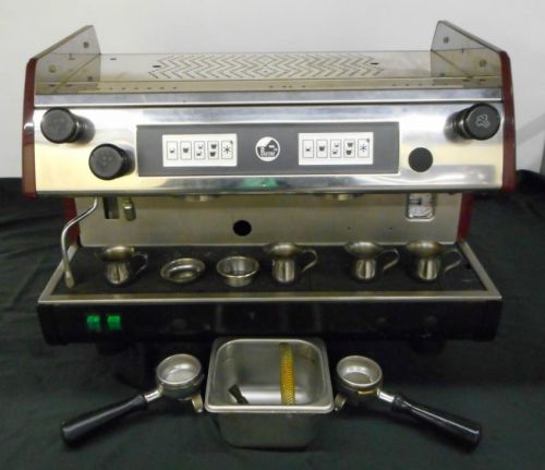 La Pavoni Commercial Espresso Machine Maker PUB (Red) Volumetric
